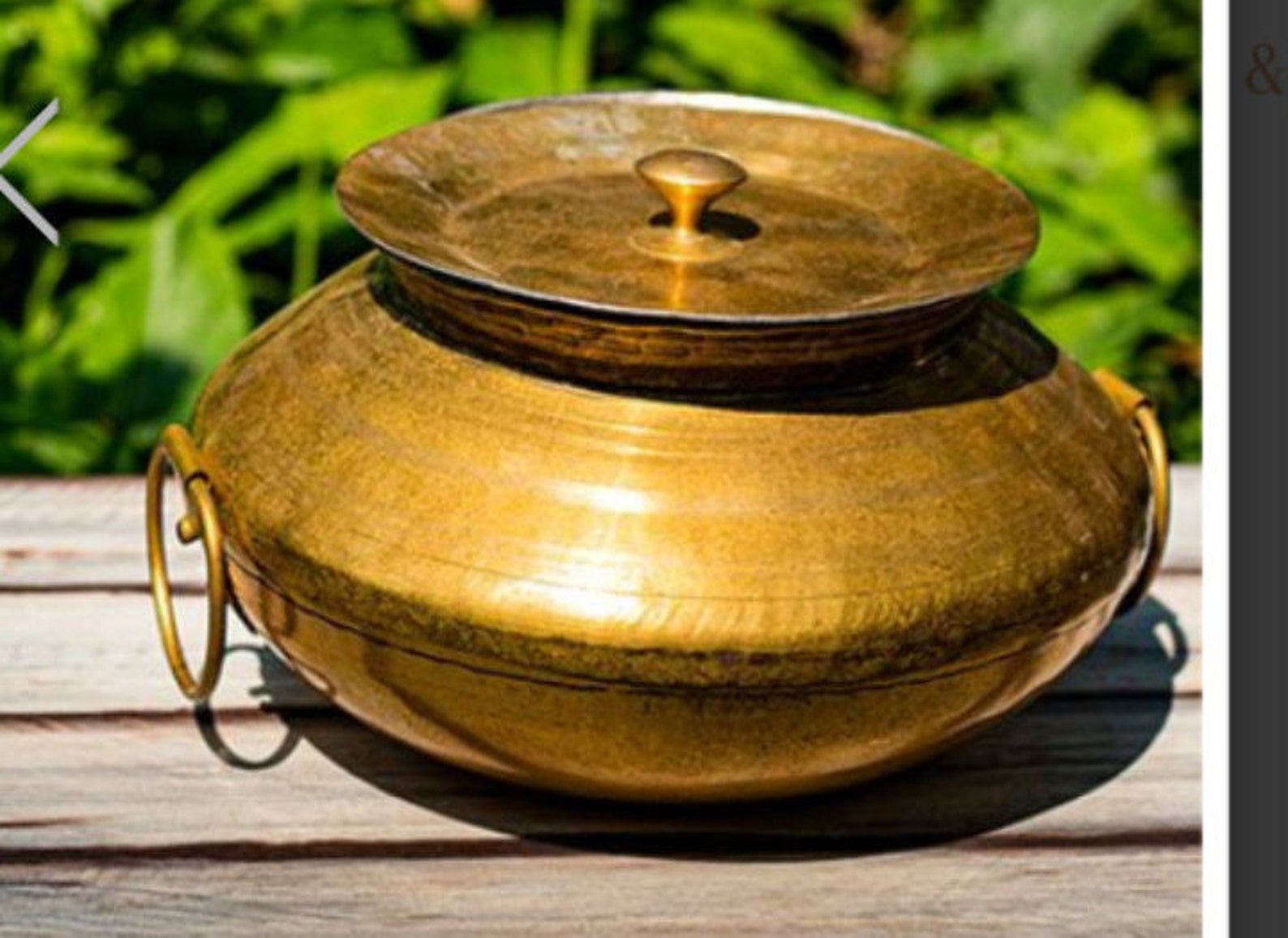 Traditional Handmade Punjabi Brass Mutton Handi set / with Etsy