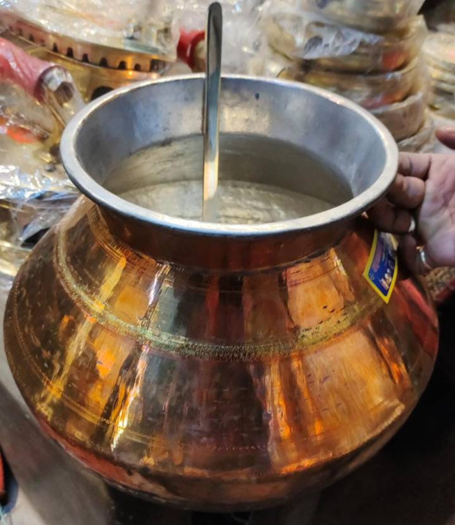 Traditional copper biryani Handi with lid and ladle/ capicity Etsy