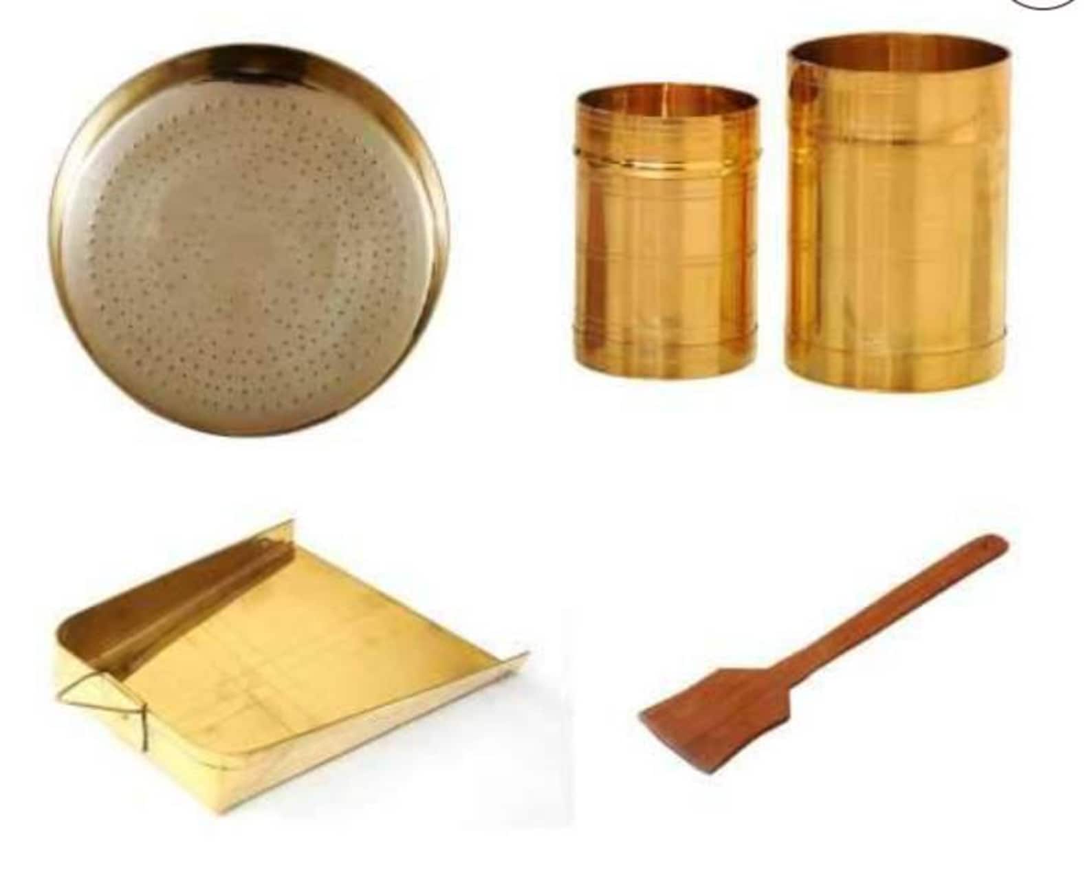 Brass Jalladai Kumbakonam Brass Padi Dosa Ladle Brass Etsy