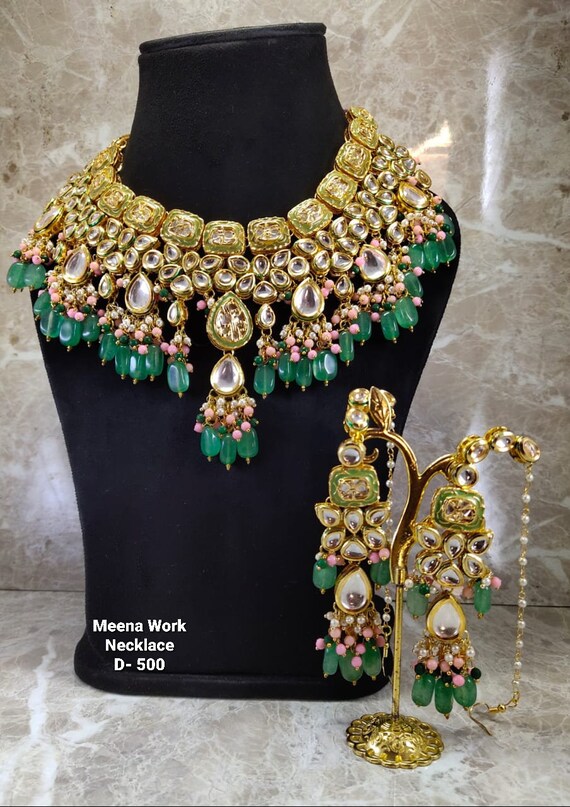 Indian Kundan Bollywood Jewelry Indian Bridal Jewelry Choker Necklace Complete Bridal Set Gold Plated Kundan Jewelry Pakistani Jewelry Etsy UK