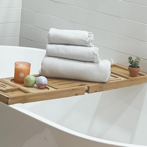 Bath Towel Set 100% Cotton Turkish Towel Decorative Bathroom Towel Terry Towels Spa Towel Gift Set Cozy Gift for Her