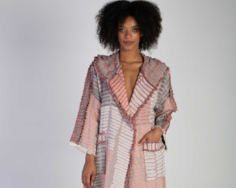 Kimonobadjas van Turks bohokatoen: lichtgewicht strandkleed