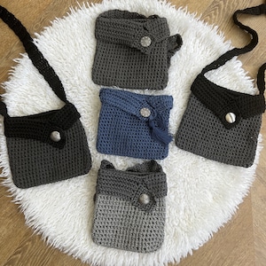 Crochet Crossbody Bag, Women Knitted Shoulder Bag, Macrame Summer Bag, Mini Crossbody Women Purse, Retro Bag, Cellphone Purse Travel Bag