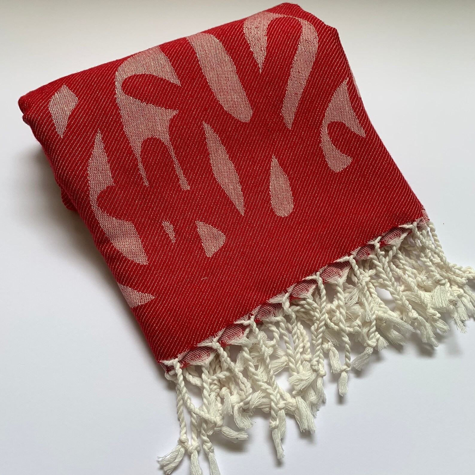 Turkish Towel Red Turkish Peshtemal Bachelorette Towel Etsy