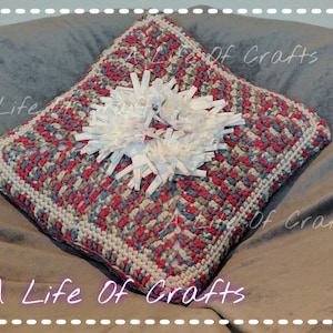 Cushion or pillow crochet Cover