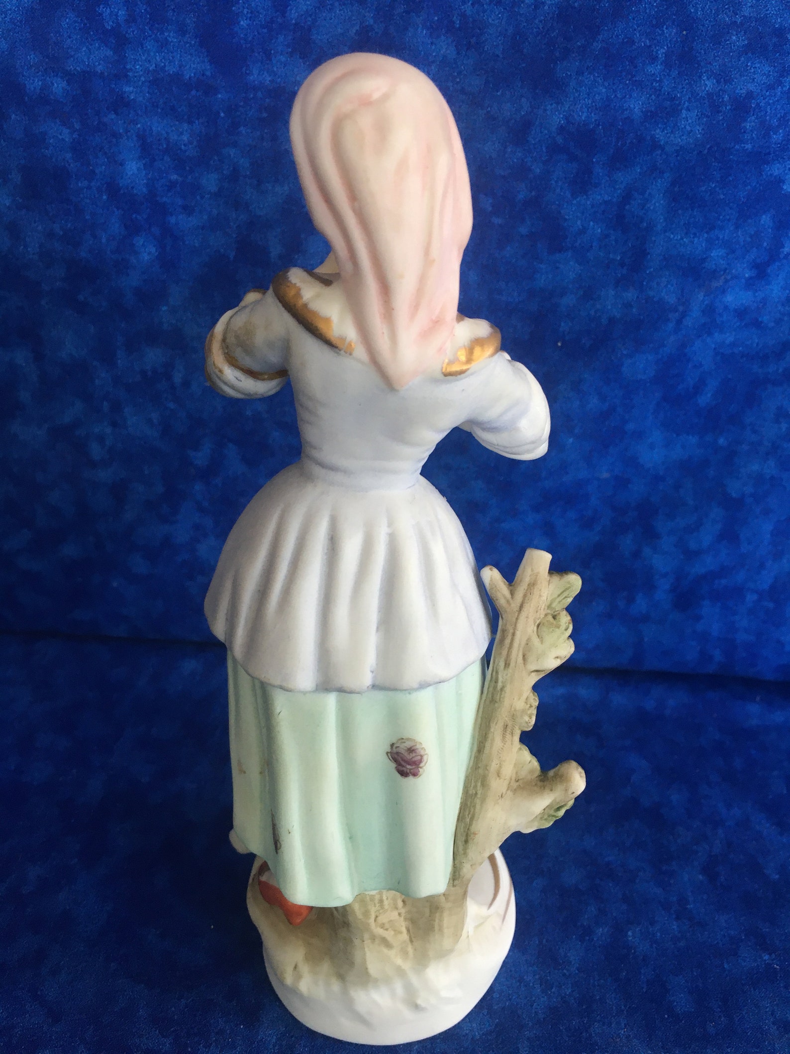 Vintage Figurine of Woman with Flute Etsy España