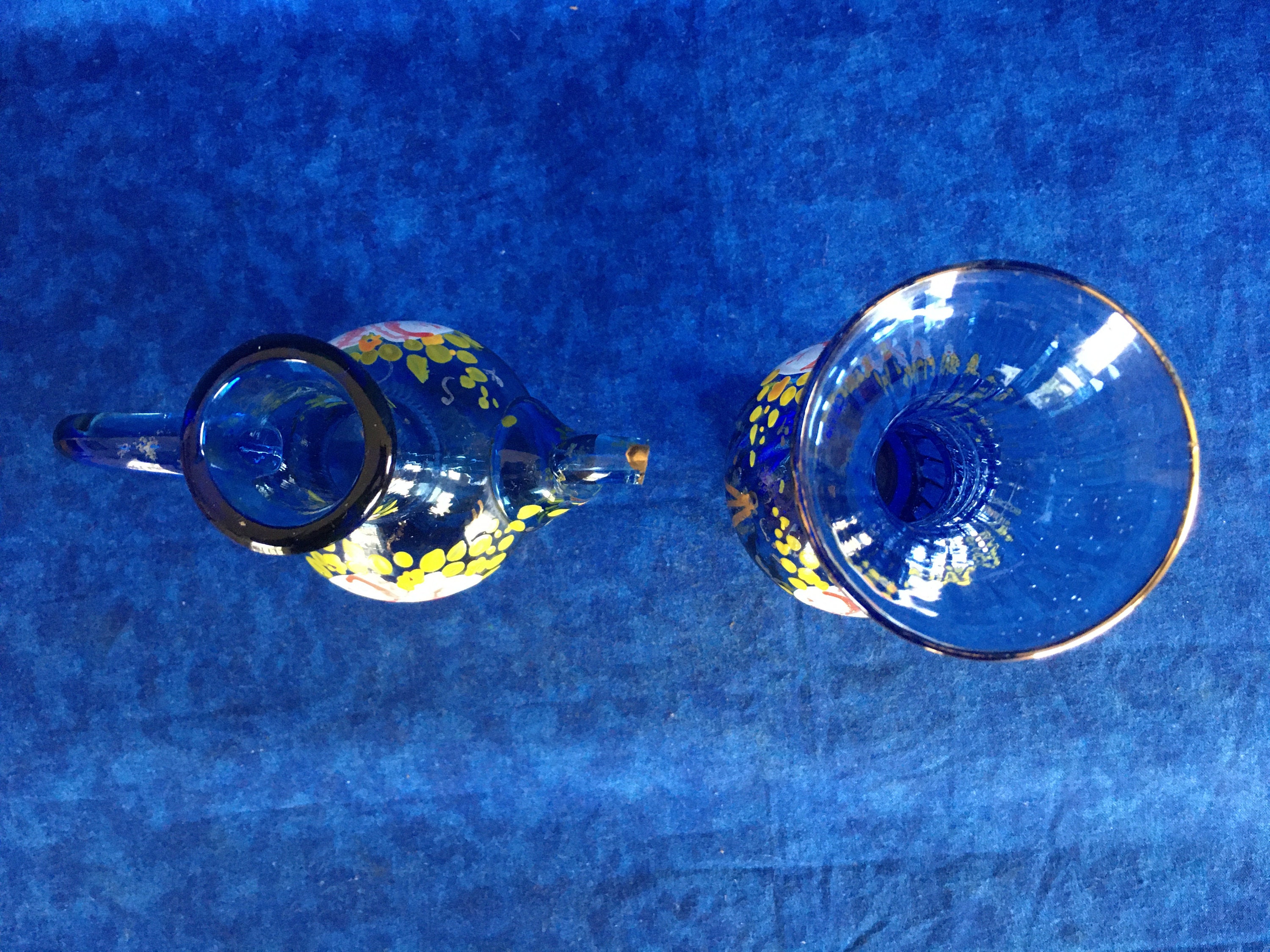 Vintage Vase & Pitcher Made Out of Blown Art Glass Etsy UK