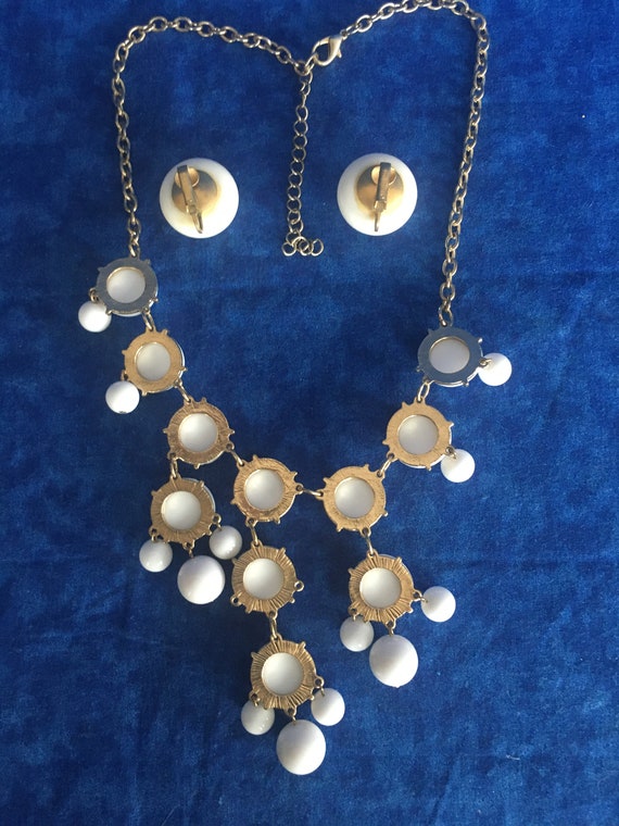 Vintage Marvella Earrings, Matching Necklace - image 6