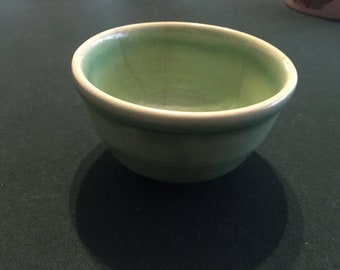 Vintage Light Green Bowl Mixing