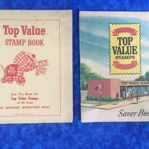 Vintage Top Value Stamp Book