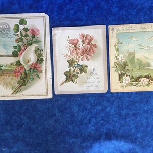 Vintage Reward Merit, fronts of two beautiful cards given at the time.