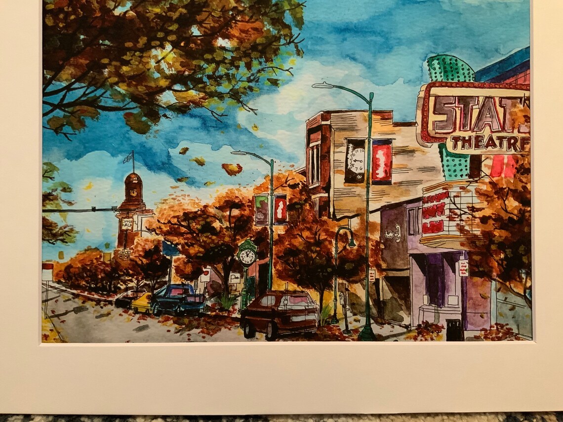 Front Street Traverse City Art Print Etsy