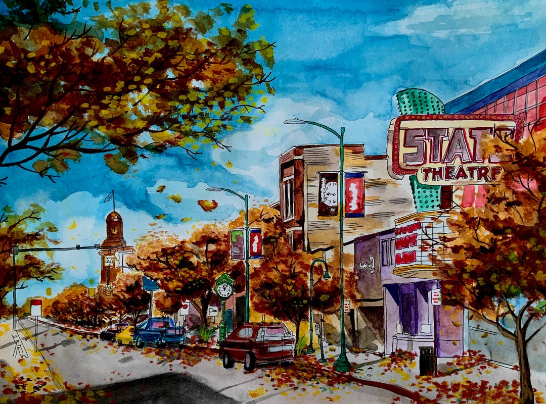 Front Street, Traverse City Art Print, Various Sizes Etsy