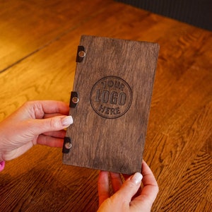 Espositore di assegni in legno personalizzato per ristoranti, Espositore di assegni, Porta banconote per ristoranti, Porta libretto degli assegni, Porta contanti per bar