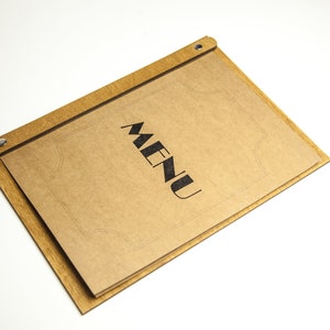 Folder Menu, Książka Menu