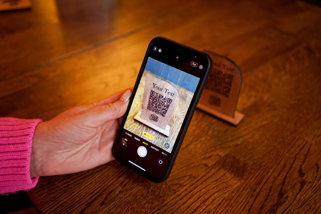 Personalized QR Code Menu QR Code Menu Sign Wooden Qr Cod Sign With personalized-qr-code-menu-qr-code-menu-sign-wooden-qr-cod-sign-with