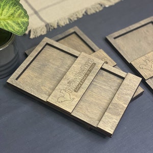 Check Holder, Wooden Check Presenter, FREE ENGRAVING