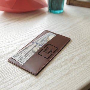 Check Holder, Eco Leather Check Presenter, FREE ENGRAVING