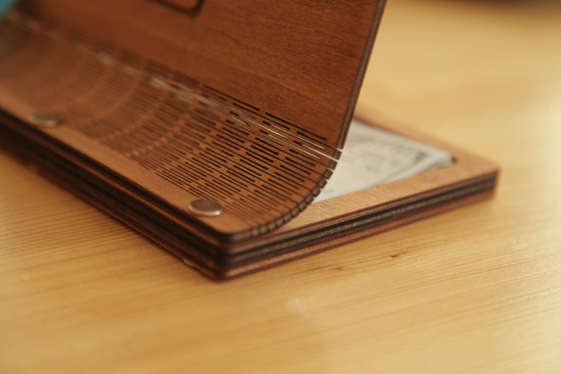 Check Holder, Wooden Check Presenter, FREE ENGRAVING image 5