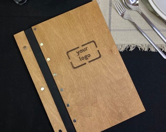 Wooden Menu, Menu, Menu Cover, Restaurant Menu Cover