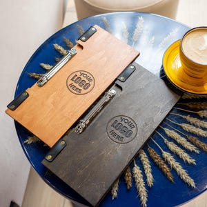 Weinkarte Menü Abdeckung, Holz Bar Menü, Menü, Menü Cover, Restaurant Menü Cover