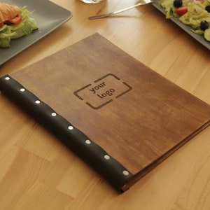 Wooden Menu, Menu, Menu Cover, Restaurant Menu Cover