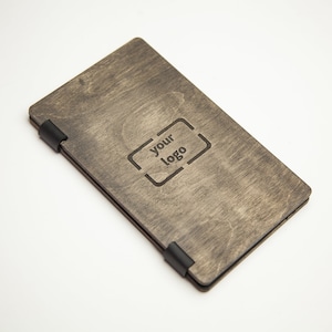 Check Holder, Wooden Check Presenter