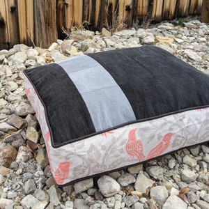 Gewatteerd Denim Dog Bed Dekbed