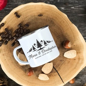Christmas Mug Gift, Car Mug, Unique Mug, Camping Mug, Enamel Mug, Xmas Gift, Gift For Friend, Christmas Present, Gift Idea, Coffee Mug, Gift image 9
