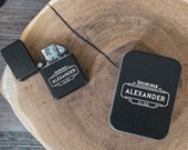 Groomsmen Gift, Engraved Cigar, Wedding Favor, Custom Lighter, Groom Gift, Unique Lighters, Personalized Zippo, Groomsman Gift, Flip Lighter