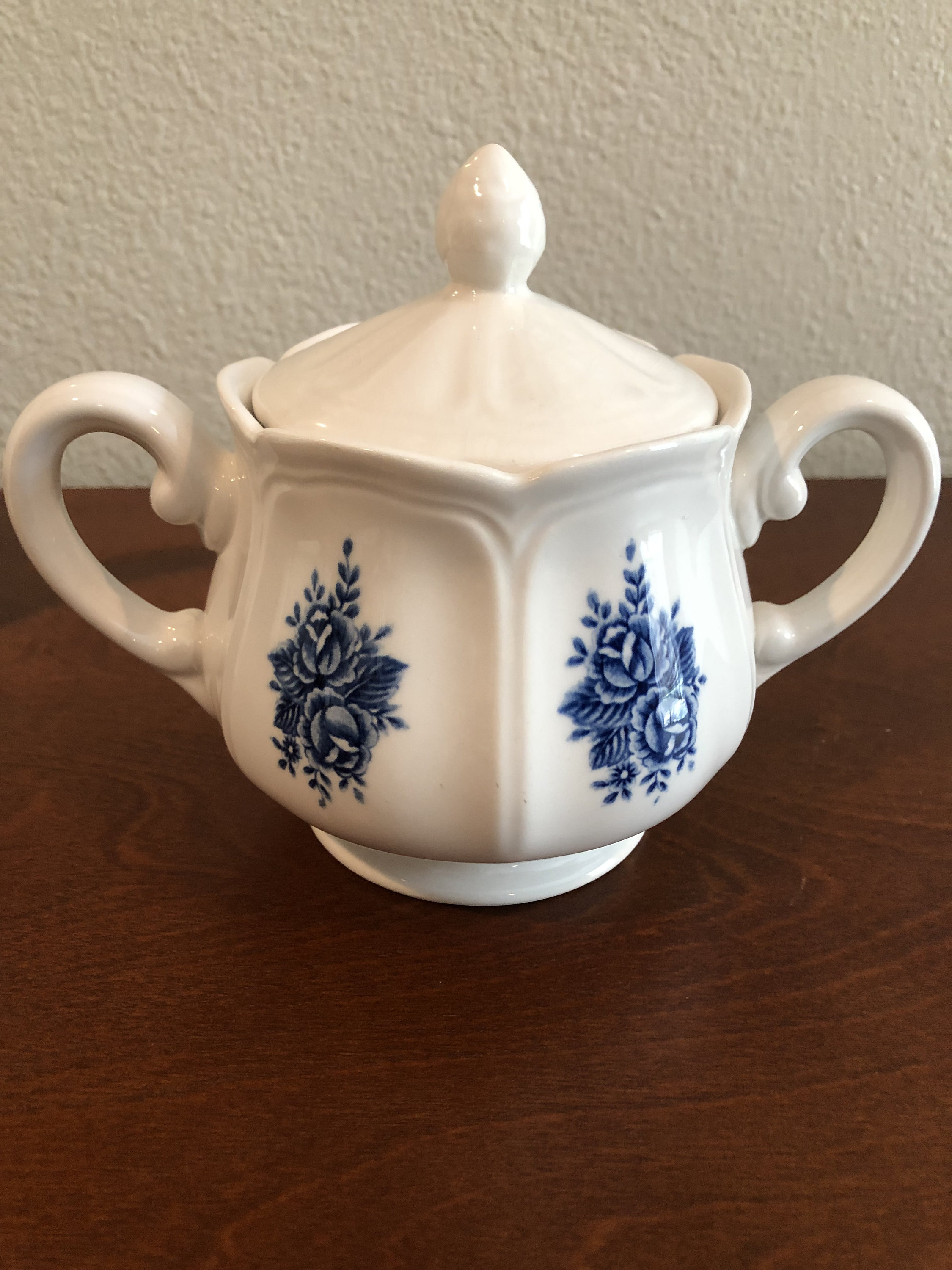 Blue and White Cream and Sugar Set, Mayhill Federalist Ironstone Etsy UK