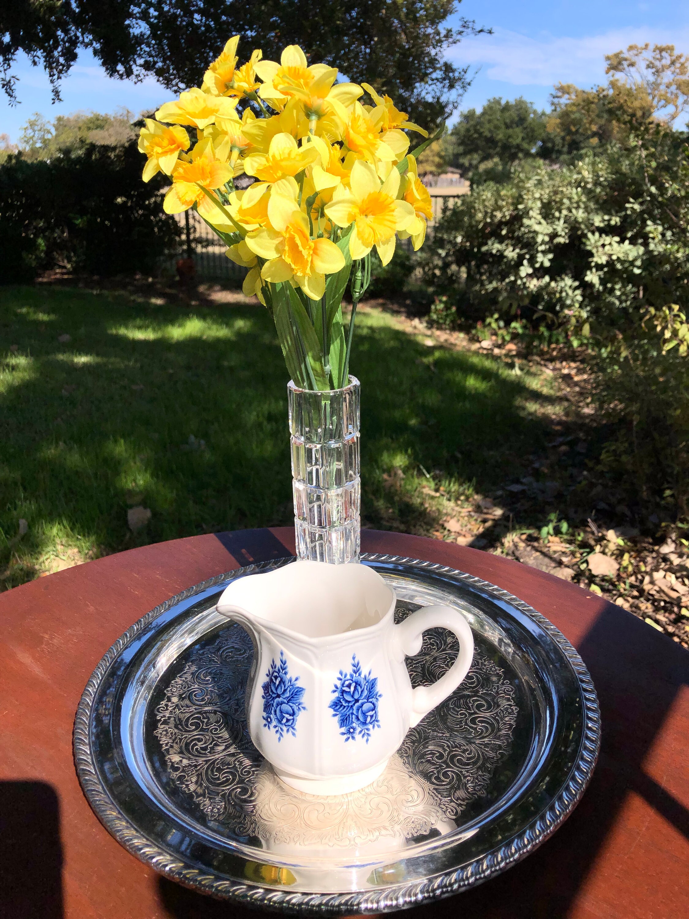 Blue and White Cream and Sugar Set Mayhill Federalist Etsy UK