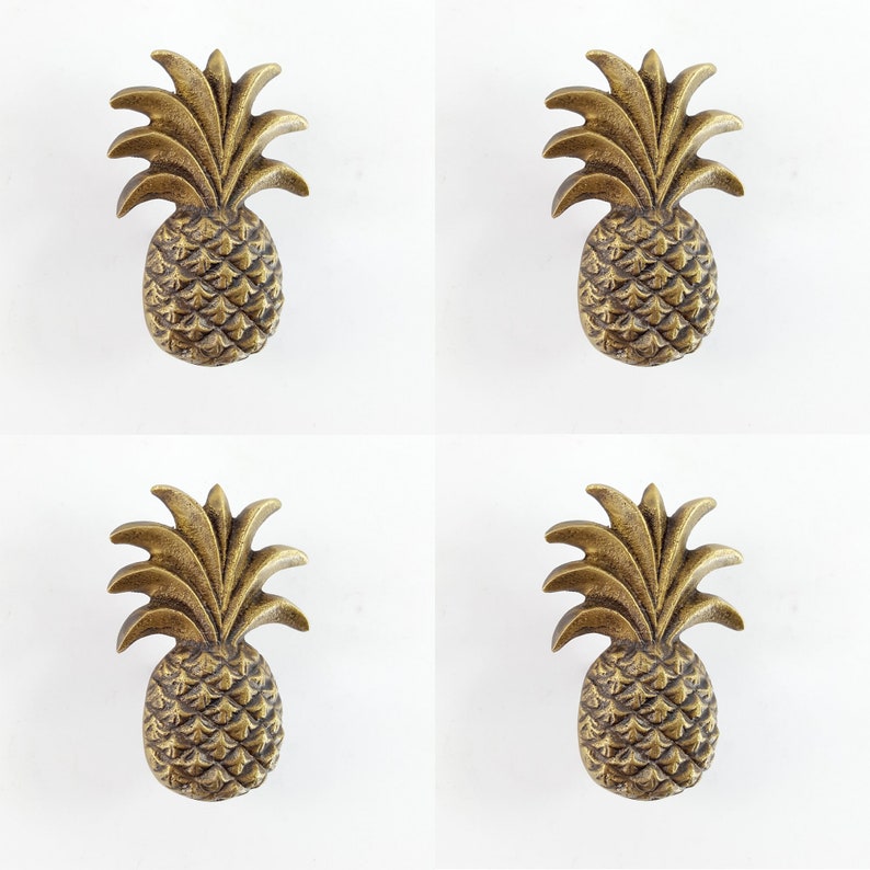 16 Brass Small 2.3/8 Inch Pineapple Knob Handle Great Etsy