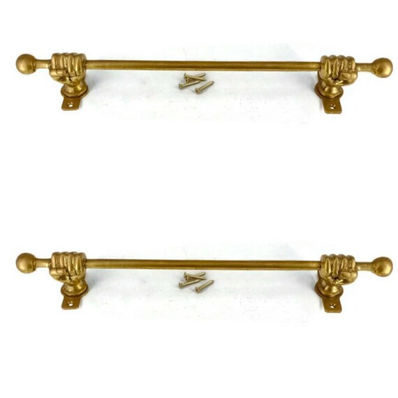 Brass hand towel bar sales