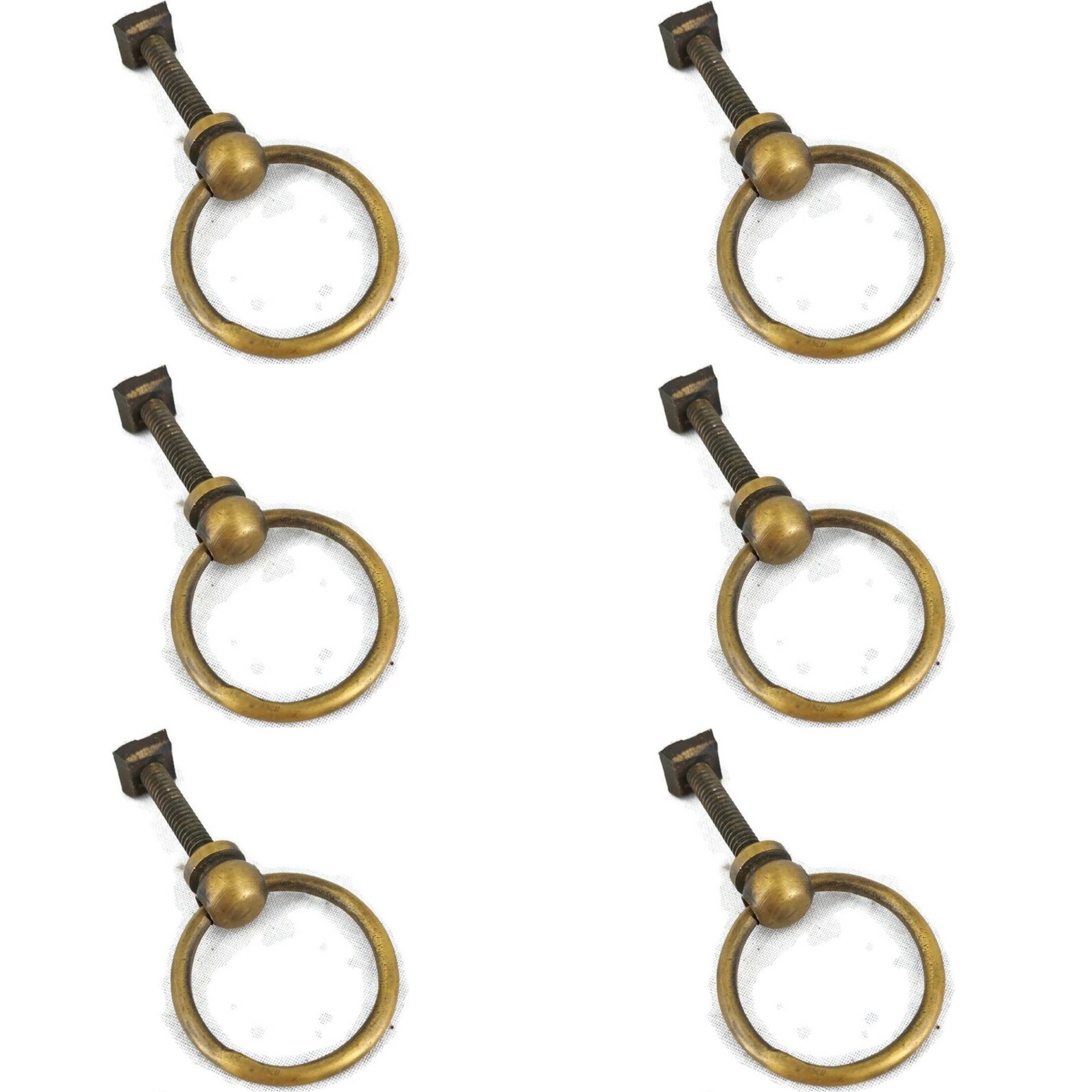 6 anillo redondo pequeño tira de anillo de perilla 4 cm Sólido | Etsy