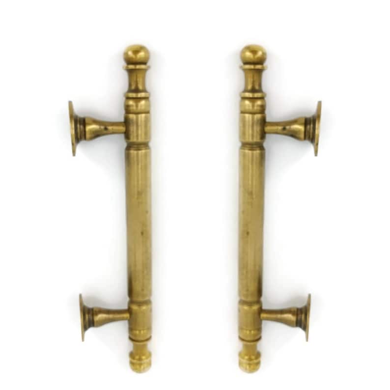 2 Handles Face Fix 9 Inch Solid Brass Large Kitchen Etsy