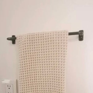 face fixing 12” inch solid brass hand towel rail rod old Style 30cm frount Wall Mounted Hand Cast bathroom polished aged grab VI