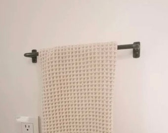 face fixing 10” inch solid brass hand towel rail rod old Style  frount Wall Mounted Hand Cast bathroom polished aged grab VI