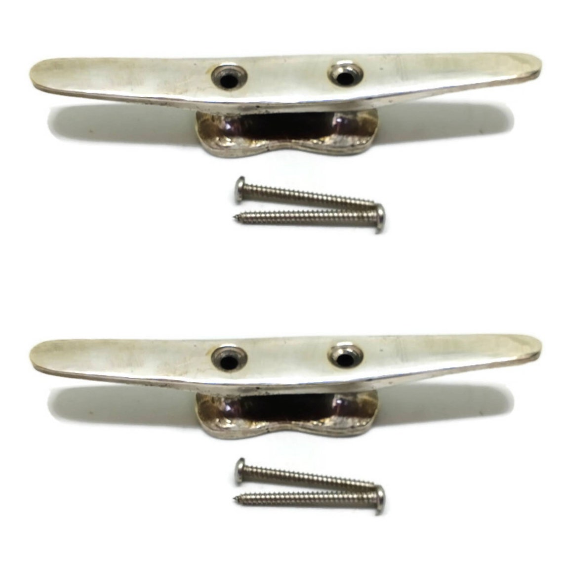 8 Cleat Tie Down Rustic Rough Large Version Hand Cast 14cm Etsy