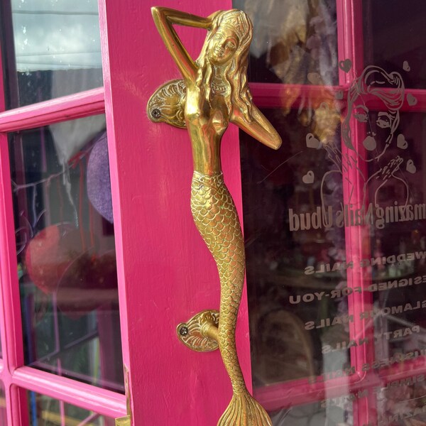 Mermaid Screen Door Knob Etsy