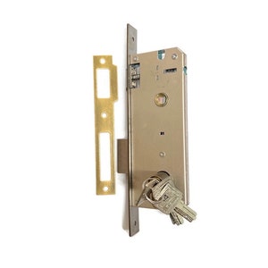 large French style Large mortise lock only solid brass Door Lock 4 Keys house Fitting security recessed mortice