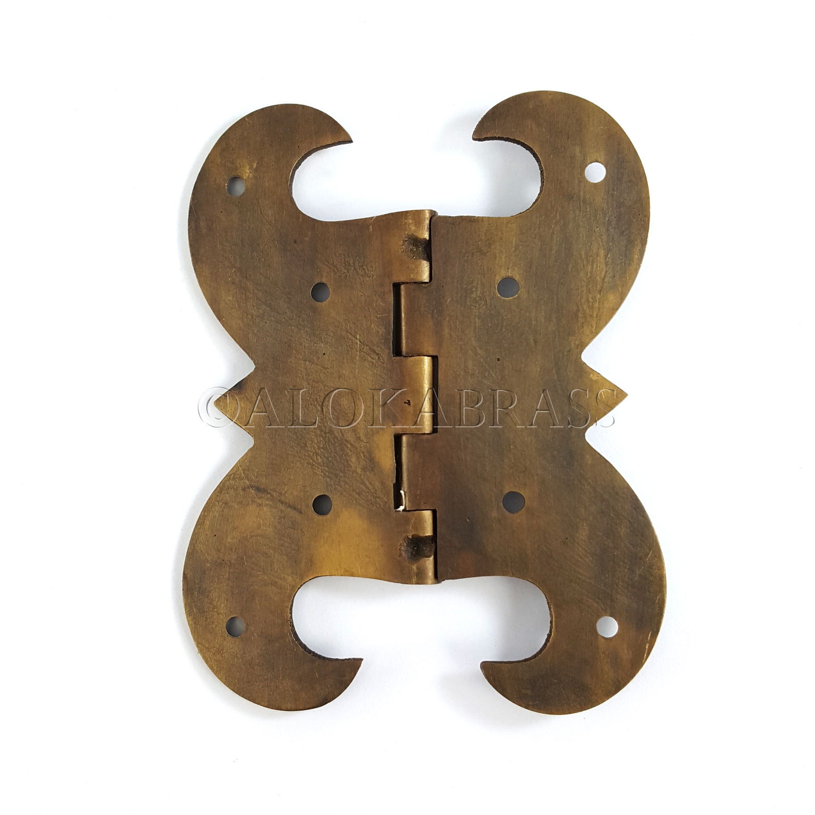 4 very heavy large 12.3cm DOOR Hinges Vintage Old Style Solid Etsy