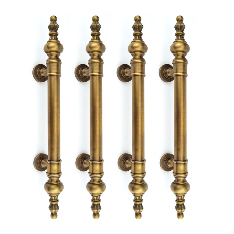 4 Pieces 17.1/2 Inch Long Brass Large Old Style Door Etsy