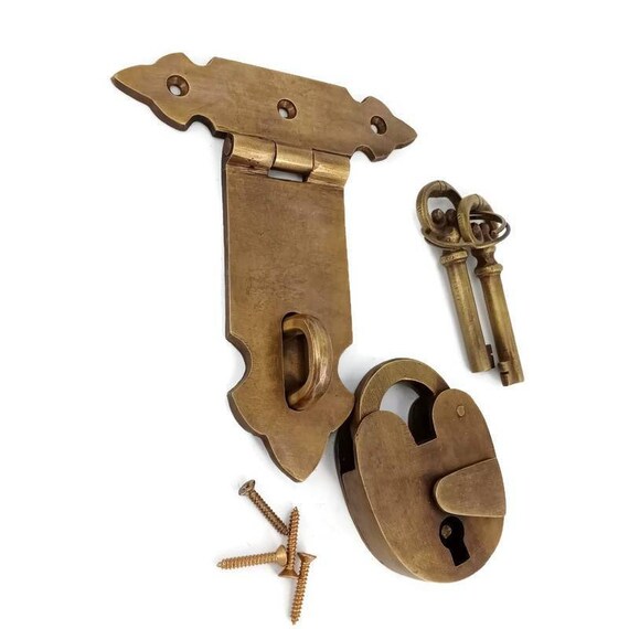 antique trunk locks and hasps