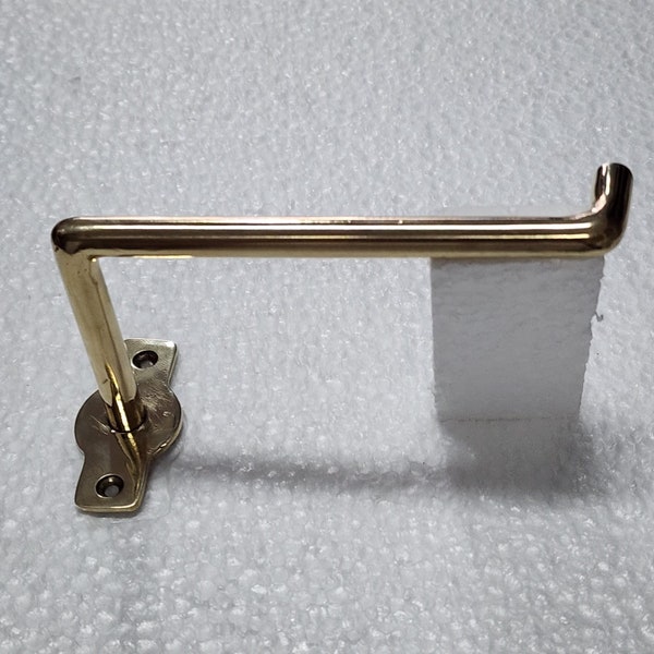 simple modern Solid Brass Toilet Paper Holder face fixing backplate hollow rail rod many finishes strong
