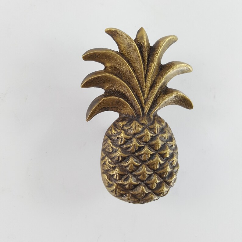 16 Brass Small 2.3/8 Inch Pineapple Knob Handle Great Etsy
