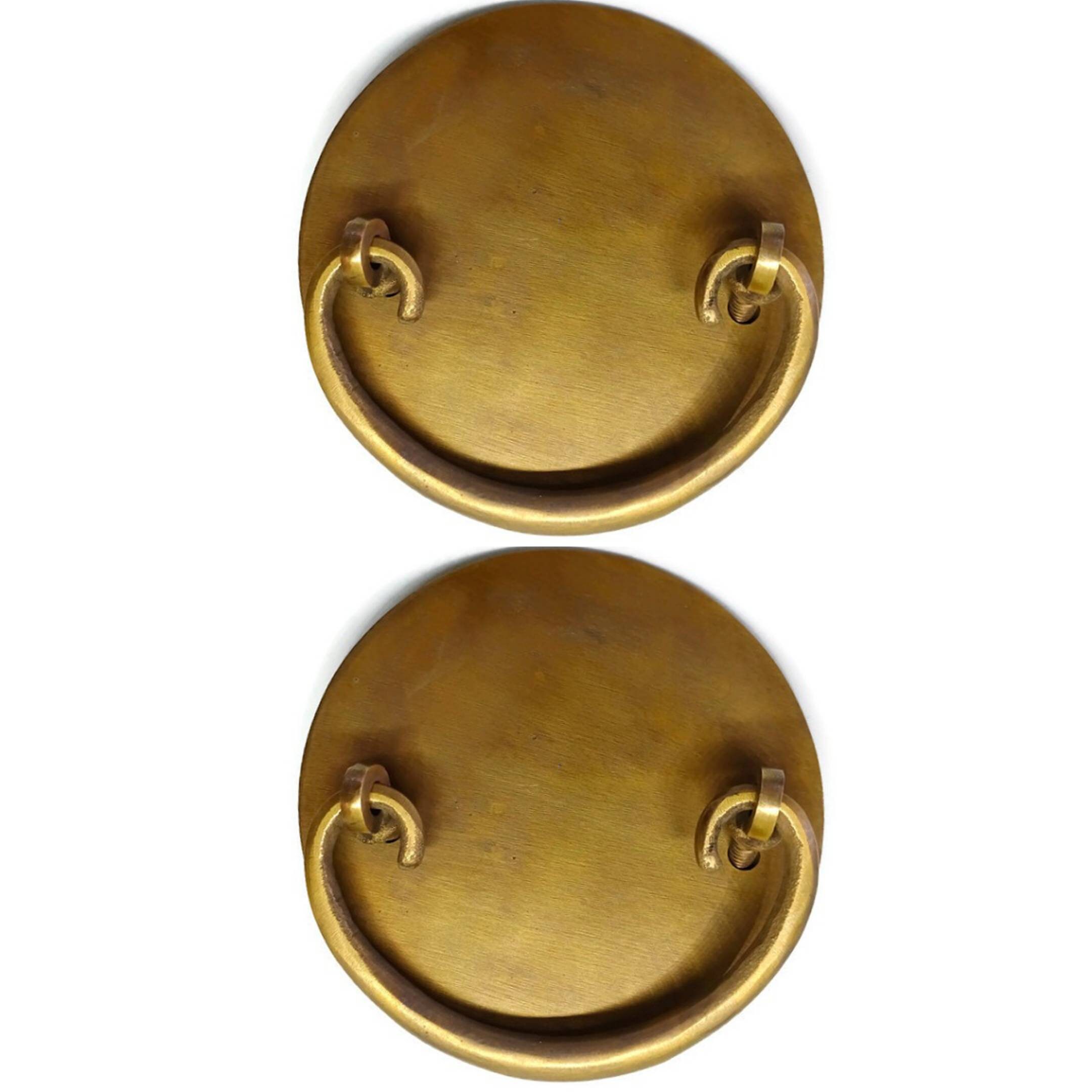 2 Solid Brass Round 3 1 Elegant Lift Pull Asian India 2 Solid Brass Round 3 1 Elegant Lift, Asian Inspired Cabinet Pulls