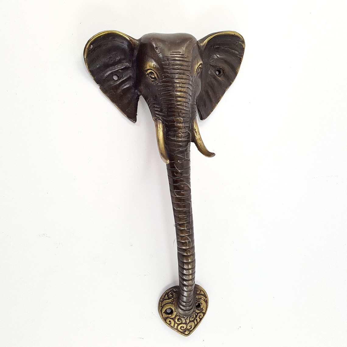 4 Great Stunning Elephant Trunk Tusks Door Handle Grab 27cm Etsy