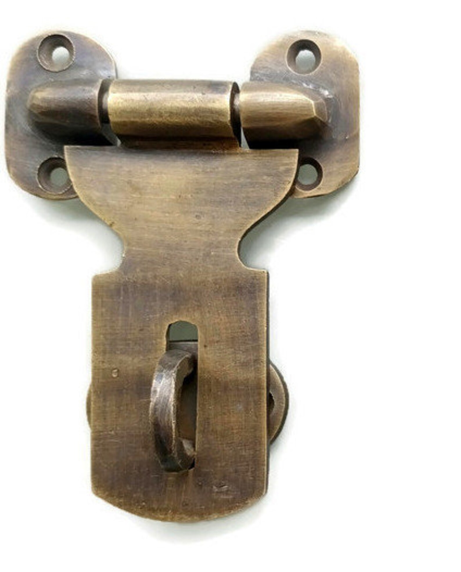 Small padlock small hasp 2 keys heavy strong 8 cm Brass Etsy