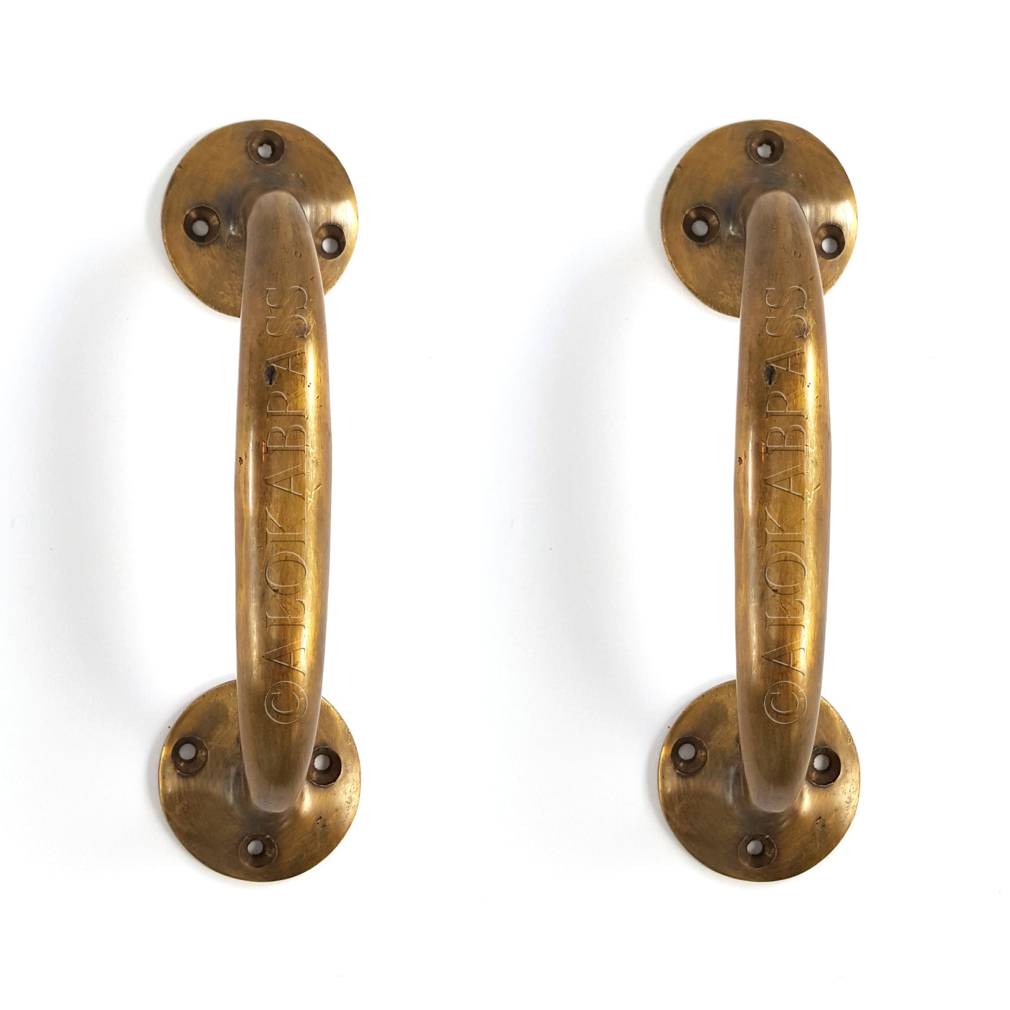 4 large heavy Old Style Oval Door Handle 7 Asian Etsy